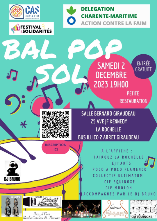 Les Martrêches ont participé au BAL POP SOL le 02 décembre 2023